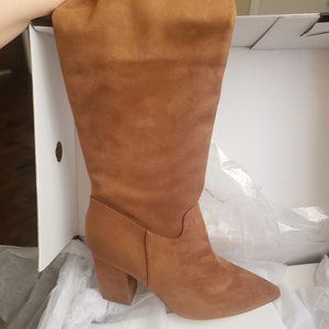 Nine West Goforit Over The Knee Heeled Boots 6.5
